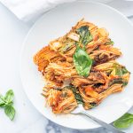 Easy Vegan Baked Spaghetti - HealthyGirl Kitchen