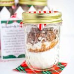 4 Mug Cake Mixes In A Jar - Cookie Dough and Oven Mitt