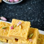 5 mins Microwave Mysore Pak Recipe | Gram Flour Fudge - Curry Trail