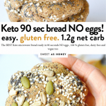 KETO MICROWAVE BREAD NO EGGS #ketobread #easy #microwave #90seconds  #veganbread | Microwave bread, Flaxseed bread, Best nutrition food