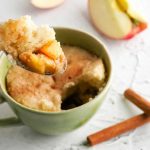 Apple Cinnamon Mug Cake | Nibble and Dine