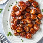 Bacon Wrapped Water Chestnuts (Dairy Free) - Simply Whisked