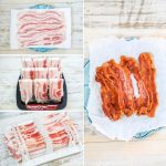 Perfect bacon starts in the microwave- 5 min par-cook for 10 strips (30-45  secs per strip) covered in a paper towel. Finish on stovetop to crisp. Less  oil to clean, quicker overall