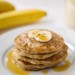 Banana Oatmeal Protein Pancakes {Gluten Free} - The Wholesome Fork