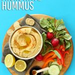 Easy 5 Minute Hummus Recipe (Without Tahini!) | Such A Sweetheart