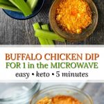 Microwave Buffalo Chicken Dip