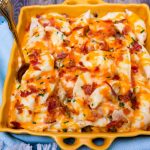 Comforting Perogie Casserole with Bacon - Powered By Mom