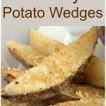 Cheesy Potato Wedges {Microwaved!}