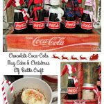Chocolate Coca-Cola Mug Cake & a Christmas Elf Coke Bottle Craft  #ShareHolidayJoy - Just a Little Creativity