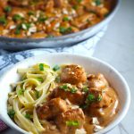 Quick Cooking Creamy Chicken Paprika ~ Talking Meals