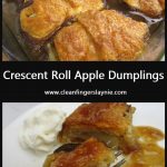 Crescent Roll Apple Dumplings | Clean Fingers Laynie
