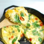 Dairy Free Frittata with Summer Garden Veggies - Dairy Free for Baby