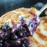 Dutch Oven Blueberry Cobbler from Scratch - The Food Hussy
