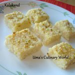 Microwave Ricotta Cheese Kalakand