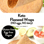 Flaxseed Wraps - Keto, Vegan & Gluten-free - Sweetashoney - SaH