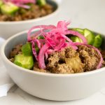 Larb-inspired Ground Turkey Rice Bowls | Mimi Newman