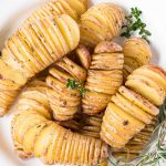 Herby Mini Hasselback Potatoes - My Kitchen Love