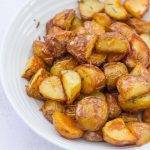 Delicious Roasted Potatoes in Tomato Sauce | The Smashed Potato
