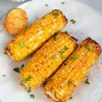 Spicy Air Fryer Corn on the Cob - Piping Pot Curry