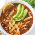 Instant Pot Mexican Fiesta Soup {Freezer Meal Prep} - Meal Plan Addict