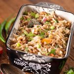 Brown Rice Pulao - LG Microwave Heart Healthy Cooking - My Tasty Curry