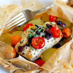 Cod, Chorizo and Potato Foil Packets - My Kitchen Love