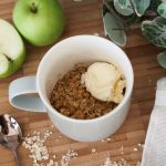 Microwave Apple Crumble in a Mug in just 3 Minutes!