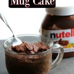 Super easy to make Nutella Mug Cake Recipe