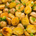 Oven Roasted Potatoes Recipe | Honey Gold | Vegan - Savor + Savvy