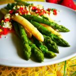 Herb vinaigrette asparagus salad; paleo recipe - PassionSpoon recipes
