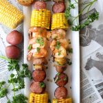 Shrimp Boil Kabobs (Skewers) | Krazy Kitchen Mom