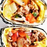 Southwest Breakfast Burritos - The Gunny Sack