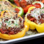 BBQ Burger Stuffed Bell Peppers - Freezable | Simply Sissom