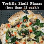Tortilla Pizza Recipe |  pizza ideas for supper