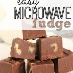 Five Minute Microwave Fudge | Self Proclaimed Foodie