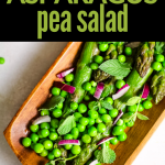Asparagus and Peas Salad - Hug For Your Belly