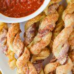 Cheesy Breadsticks Wrapped in Bacon | Linger