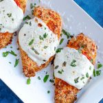 Air Fried Chicken Parmesan with Fresh Mozzarella - Mal Makes Meals