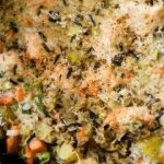 Baked Salmon and Wild Rice Casserole - Foodness Gracious