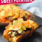 Stuffed Breakfast Sweet Potatoes (with Video) ⋆ Sugar, Spice and Glitter