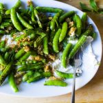 burrata with charred and raw sugar snap peas – smitten kitchen