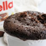 Microwave Chocolate-Nutella Mug-Cake - Cook By Book