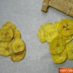 4 Ingredients, 5 Minutes Microwave Plantain Chips