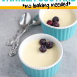 Easy No Bake Vanilla Custard - Hug For Your Belly