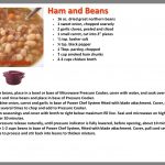 Ham and Beans | Tupperware pressure cooker recipes, Tupperware pressure  cooker, Tupperware recipes