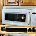 Microwave with Exhaust Fan might have an additional top air filter and It  needs cleaning as well. Here's How.