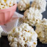 Easy Popcorn Balls Recipe (with Marshmallows) - Crazy for Crust