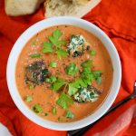 Creamy Tomato Soup with Ricotta Spinach Cheese Balls – With Bold Knife and  Fork