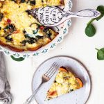 Spinach & Goat Cheese Quiche with Sweet Potato Crust | Ambitious Kitchen