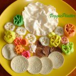 Veggie Platter: Roasting Papads & Fryums in the Microwave